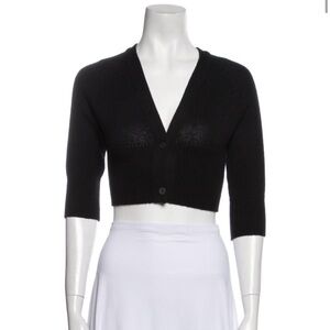 Miu Miu cashmere crop sweater xs